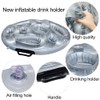 Baanfly Inflatable Floating Drink Holder, Hot Tub Accessories, 8 Holes