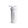 SmartShake Reforce Blanco Botella Mezcladora de Acero Inoxidable 900 ml,