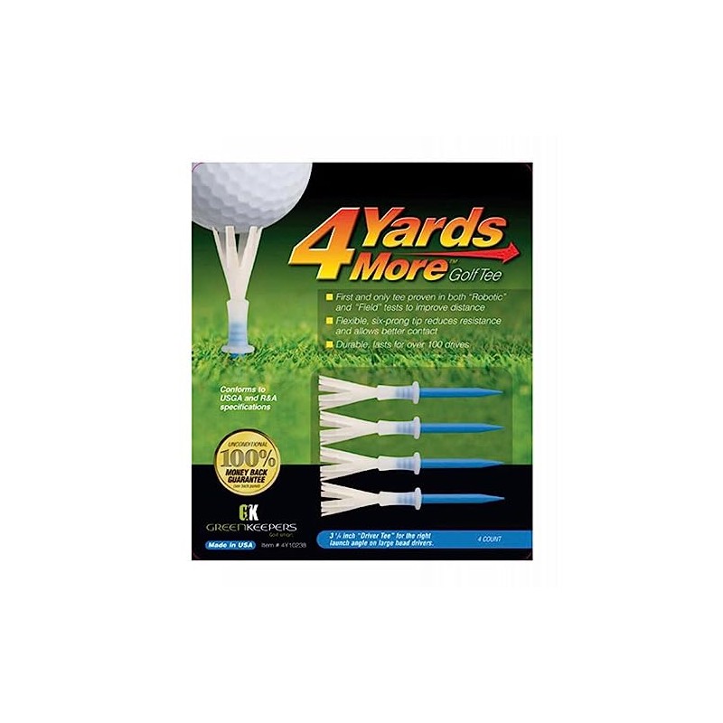 Other 4 Yards More Golf Tees Blue
