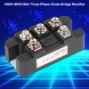 1pc MDS100A Black Three Phase Diode Bridge Rectifier 100A Amp