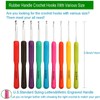 New Set of 47 Ergonomic Crochet Hooks Set w Rubbery