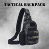 Armiya Men's Tactical Sling Bag, Small Shoulder Chest Molle Daypack