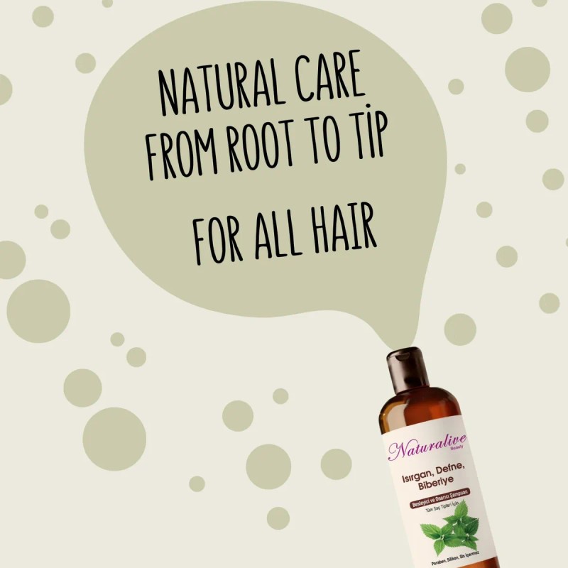 Champú Natural Para El Cabello Reparador Y Proporciona Higie