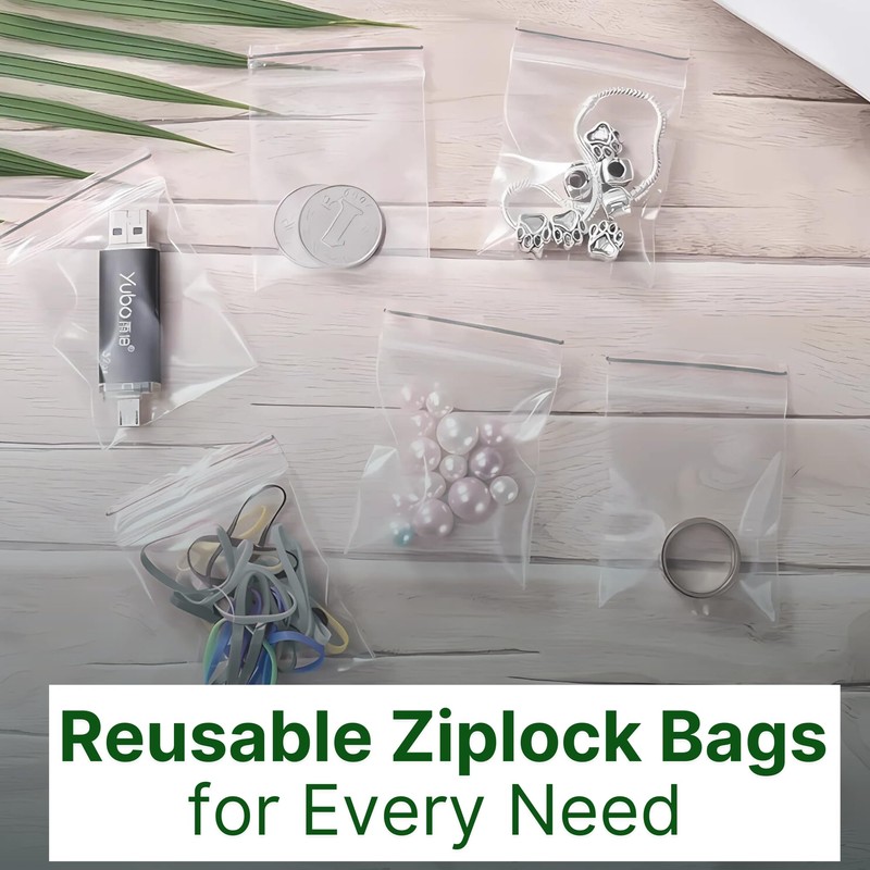 500 Grip Seal Bags 70 X 100mm | Small Clear