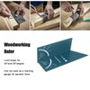 Ezonedeal Woodworking Scribe 3D Mitre Multi Angle Measuring Ruler Square