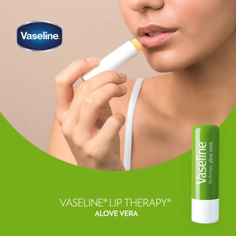 Balsamo Labios Vaselina Lip Therapy Aloe Vera Vaseline