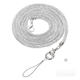 uxcell Rhinestone Purse Straps, Crystal Bag Handle Sparkly Replacement Bag Straps for Phone Bag Underarm Bag Shoulder Evening Handbag Tote Pochette Satchel Wedding Party, Silver