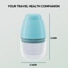 Pill Cutter 1/4 |Precision Quarter Cutter |3-SectionStorage |Crush-Free Blades |Compact