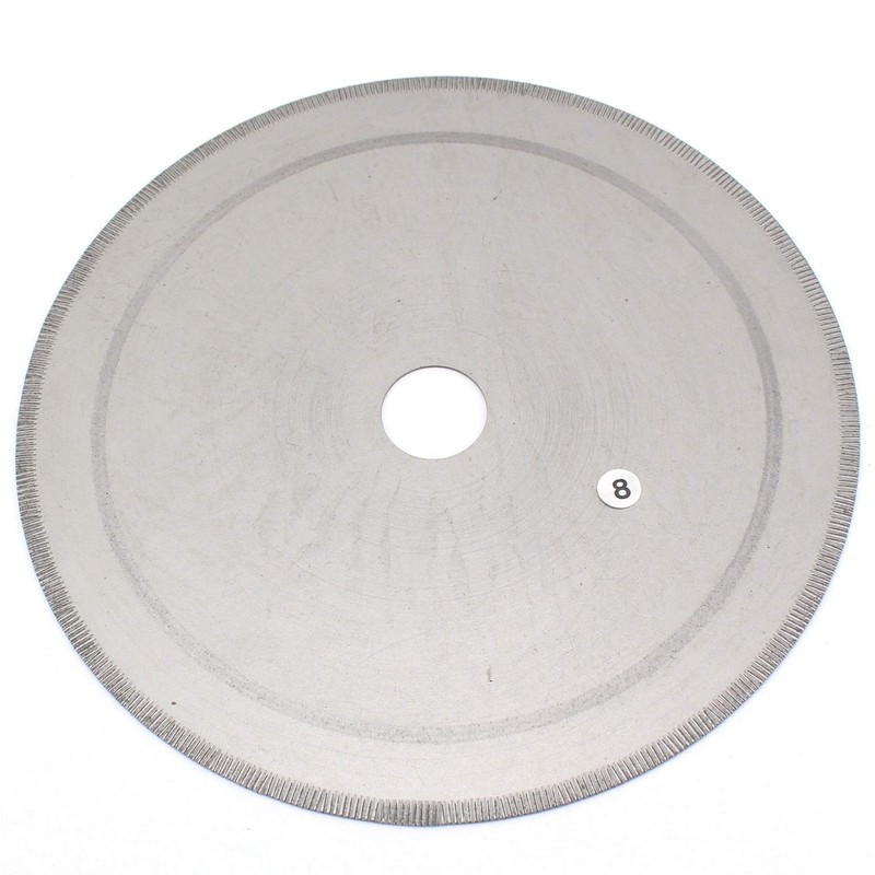 ILOVETOOL 8" inch Diamond Saw Blade Notched Rim Lapidary Tools