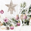 Pack of 30 Mini Christmas Baubles with Hanger, 3 cm