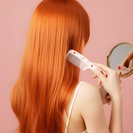 Classicseali 6pcs Comb for Toddler Girl, Cute Baby Hair Comb for Hair Styling, Toddler Hair Comb, Anti-Static Hairdressing Baby Comb Set for Toddler Child's Hair Travel Style(Pink, Blue, Yellow)