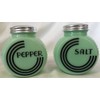 Salt & Pepper Shaker Set - Tire Shaped - Jade