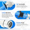 Hoodutric Push to Connect Fittings, 6mm Tube OD x 1/4