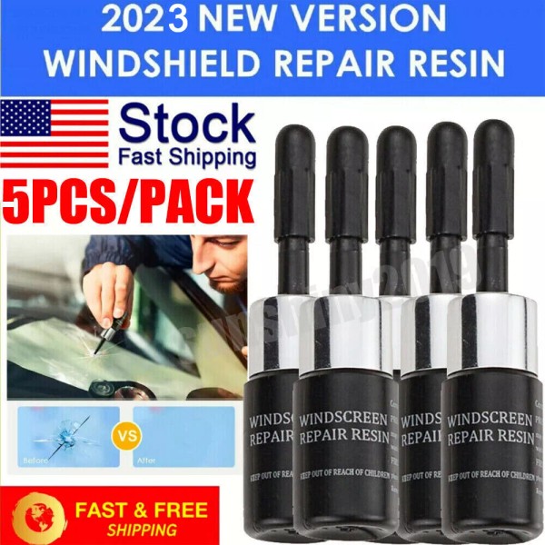 Unbranded 5 Pack Auto Glass Nano Repair Fluid Car Windshield
