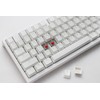 Ducky Zero 6108 Pure White Hotswap Bluetooth RGB Mechanical Keyboard