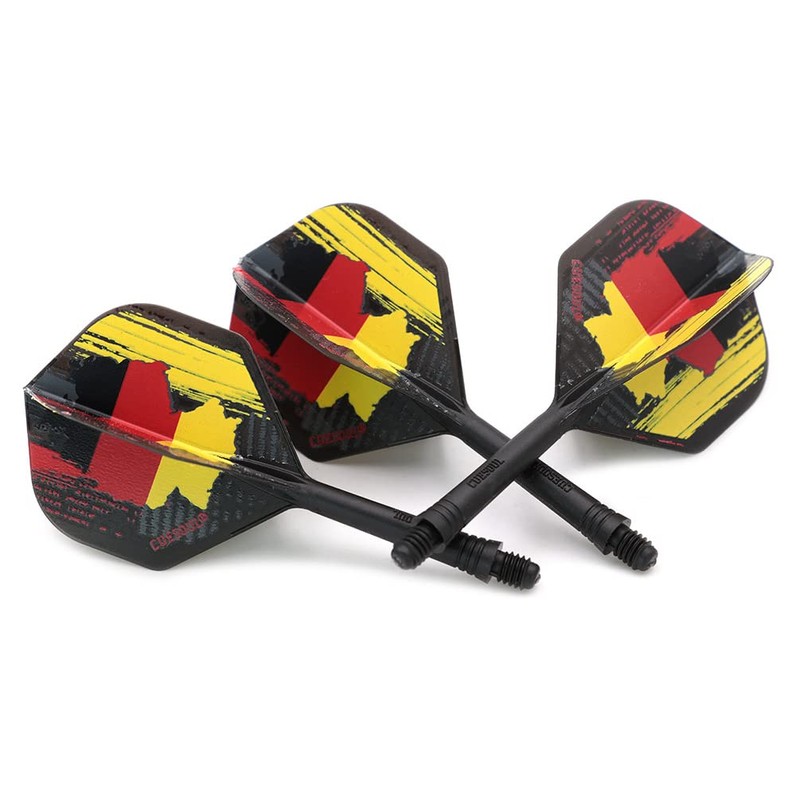 CUESOUL ROST Integrated Dart Shaft and Flights Medium, Standard Shape
