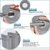 Conbo Mio No Hook Shower Curtain with Snap in Liner