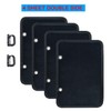 4 in 1 Tactical Military Patch Collecting Albums,4 Sheet Double