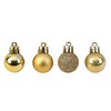 Toyland® - Set of 96 Mini Christmas Baubles, 32 Red,