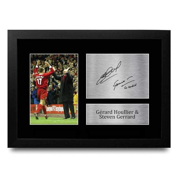 HWC Trading Gerard Houllier & Steven Gerrard Liverpool Gifts Printed