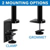 Mount-It! Monitor Arm Mount Desk Stand | Vertical Stackable Arms