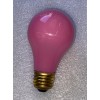 Guaranteed Pink 60 Watt A19 LightBulb 60A19/CP 130V Ceramic Pink