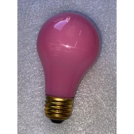 Guaranteed Pink 60 Watt A19 LightBulb 60A19/CP 130V Ceramic Pink Guaranteed #16532 * 4-pcs