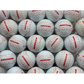 Supersoft Splatter Red Golf Balls Pearl/A Grade For Callaway Recycled 12 Pack