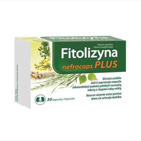 Categories:Pharmacy,Urinary system,Urinary tract infections Polpharma Fitolizyna Plus,30-Фитолизин плюс,30,Polpharma