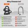 Febabilo Bike Locks Heavy Duty Anti Theft with 6ft Cable,18mm