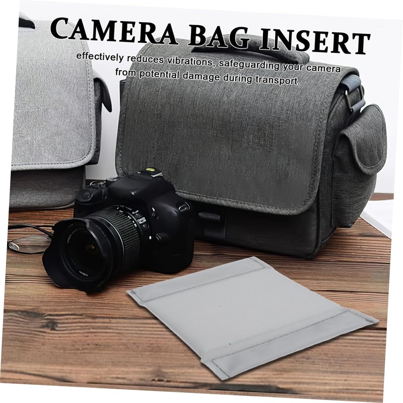 Operitacx 2pcs Adjustable Shockproof Camera Bag Divider Pad Insert for