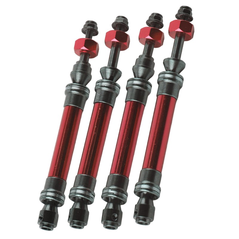 4Pcs CVD Front Rear Drive Shaft Metal Transmission Axle for