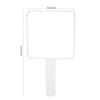 Handheld Mirror Beauty Makeup Vanity Hairdressing Portable Salon Tool Large
