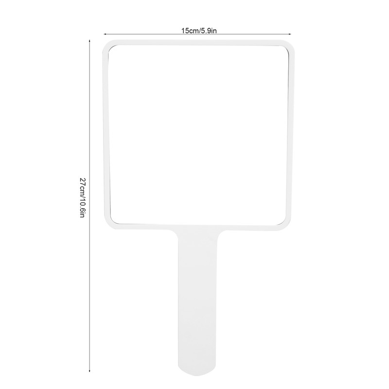 Handheld Mirror Beauty Makeup Vanity Hairdressing Portable Salon Tool Large