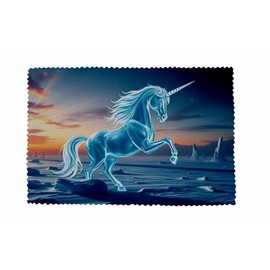 U24 Brillenputztuch Einhorn Motiv Nr. 9 Glasreinigungstuch Microfasertuch