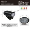 LEZYNE Micro Drive Pro Bicycle Front Light, 1000 Lumens, Satin