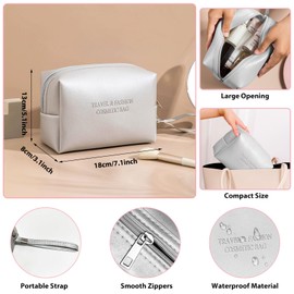 Fiestivo Women's Wedding Emergency Kit - Essential Items for Bride | 77-Piece Bridal Survival Kit with Makeup, Hygiene & Travel Accessories | Bridal Shower Gift(White)