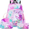 Girls Backpack Kids Elementary Bookbag Girly School Bag with Insulated