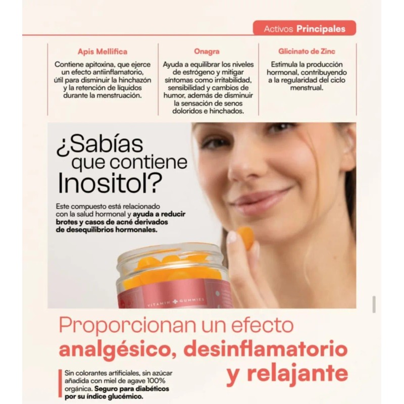 Pack 3 Botes Cólicos Periodo Menstruación Ideal 60 V+g C/u