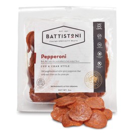 Battistoni Cup & Char Spicy Pepperoni, Case of 12, 5oz Pouches
