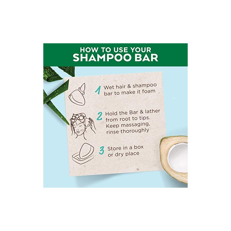 Garnier Hydrating Hair Soap Bar Shampoo For Normal Hair, Ultimate