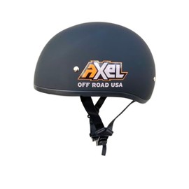 AXEL OFF ROAD Adult Trail DOT Helmet - Strong, Comfortable, and Stylish Off-Road Protection with Low Profile Style. (3X-Small, Black)
