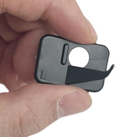 - QI HUO JU - 4pcs Plastic Arrow Rest Recurve Bow Arrow Rest Adhesive Back Bow Arrow Rest for Recurve Bow Right or Left Hand Hunting Shooting Targeting Accessories (Left Hand)