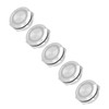 5Pcs Momentary Push Button Switch Metal Auto Reset Ultra Thin