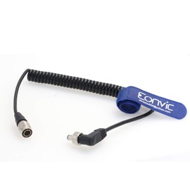 Eonvic Zoom F8 Power Cable Hirose 4 Pin to Locking DC 2.1mm 12V for Video Devices E5 E7 Monitor