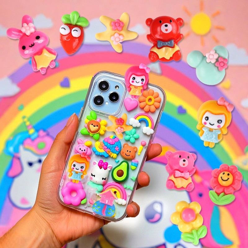 Junk Case Charms Kit, Medium, Resin, resin