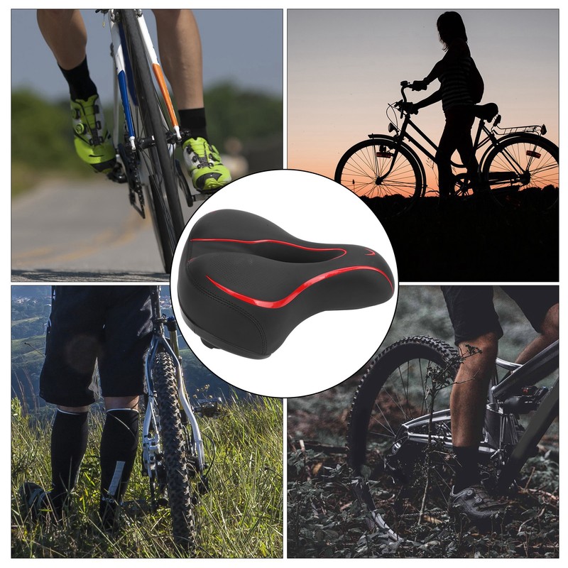 Comfort Bike Seat Cover Shock Absorption Bicycle Saddle Cushion Pad