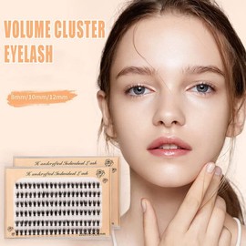 Volume Cluster eyelash extension individual Russian False Mink Lashes C 10D/20D for a Natural Look