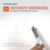PHS T-Screw Security Wrench - 2-Pack Lock Wrench for Security