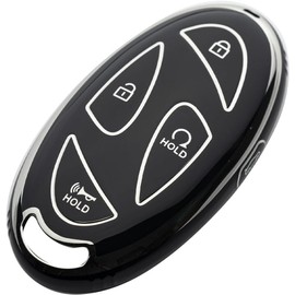 Tautrophen Key Fob Cover Fit for Hyundai 2023 2024 IONIQ 5 6 Kona Elanrtra Santa Fe Sonata 2025 Tucson Hybrid 5 Button